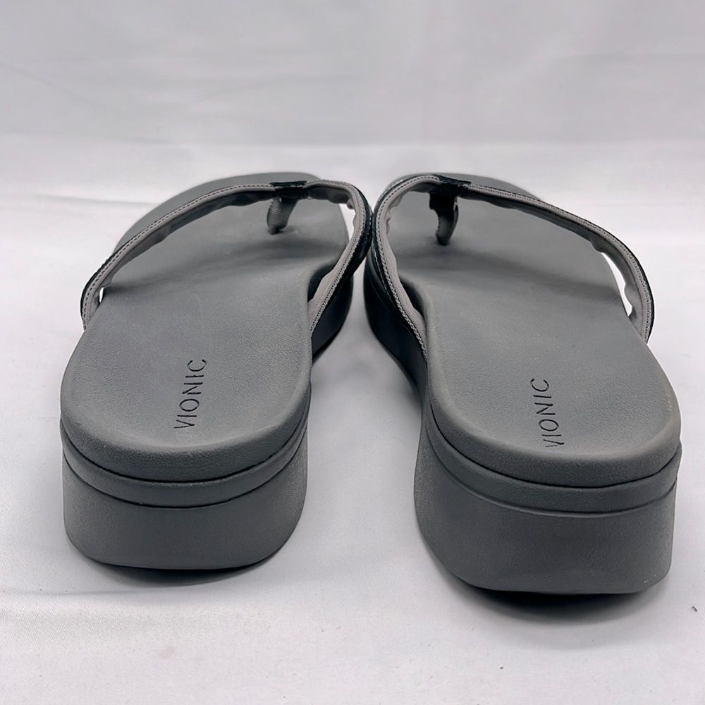 Gray Platform Vionic Flip Flop Sandals - image 4